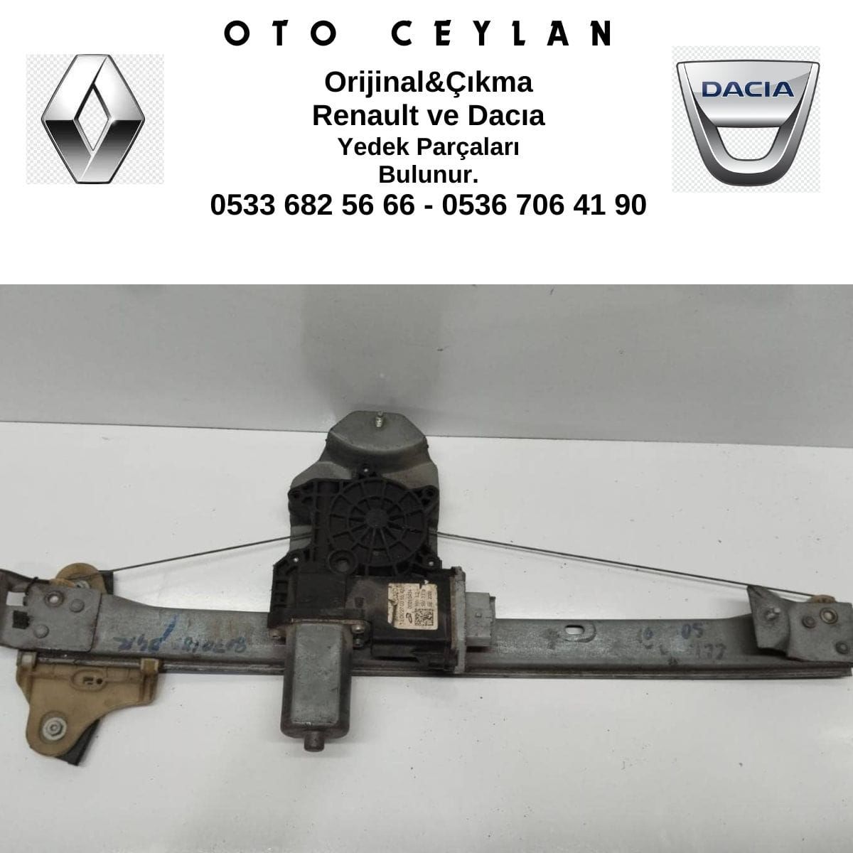 807018534R Clıo 4 Sol Ön Cam Krikosu Çıkma Orijinal