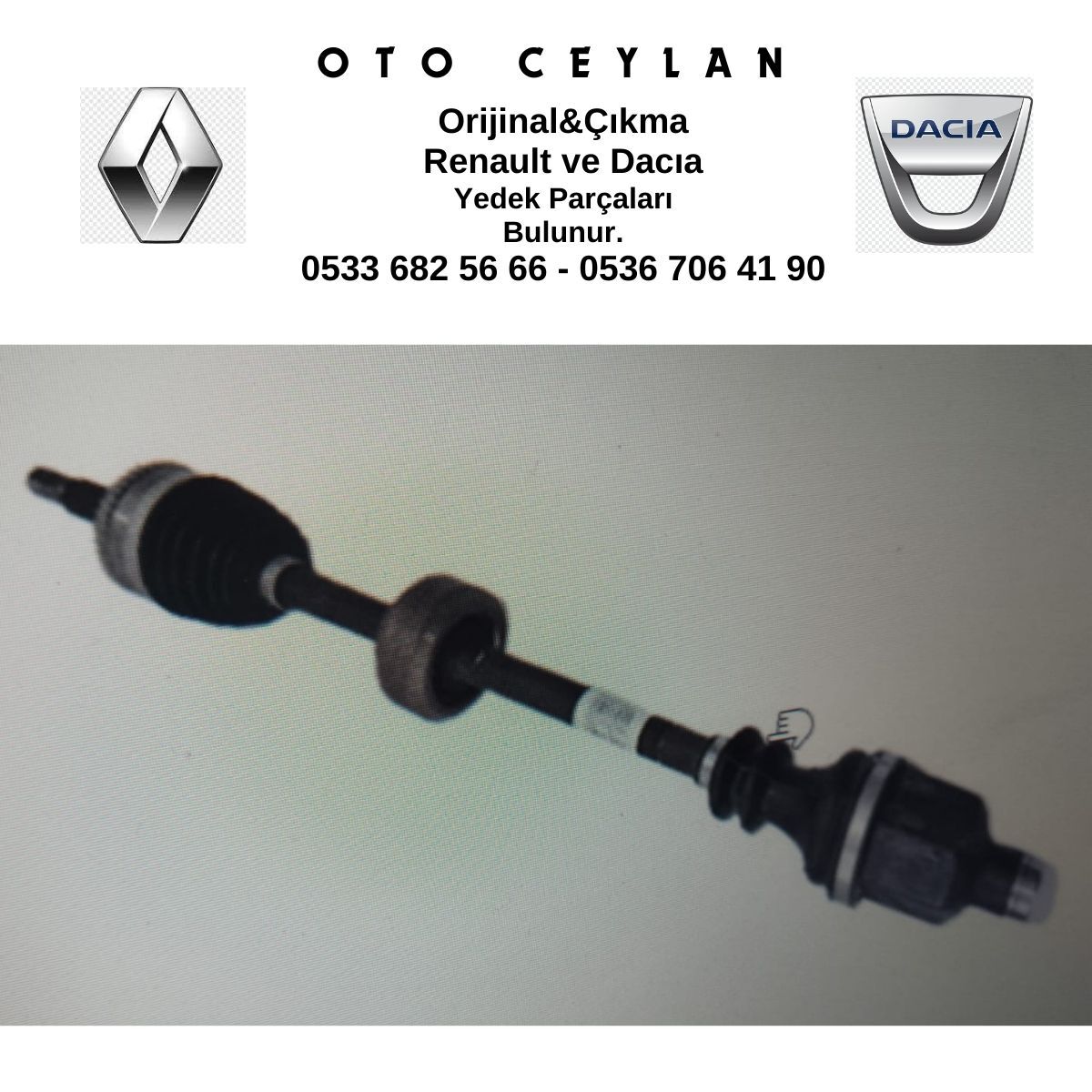 8200623784 CLIO KANGOO SAĞ AKS SIFIR