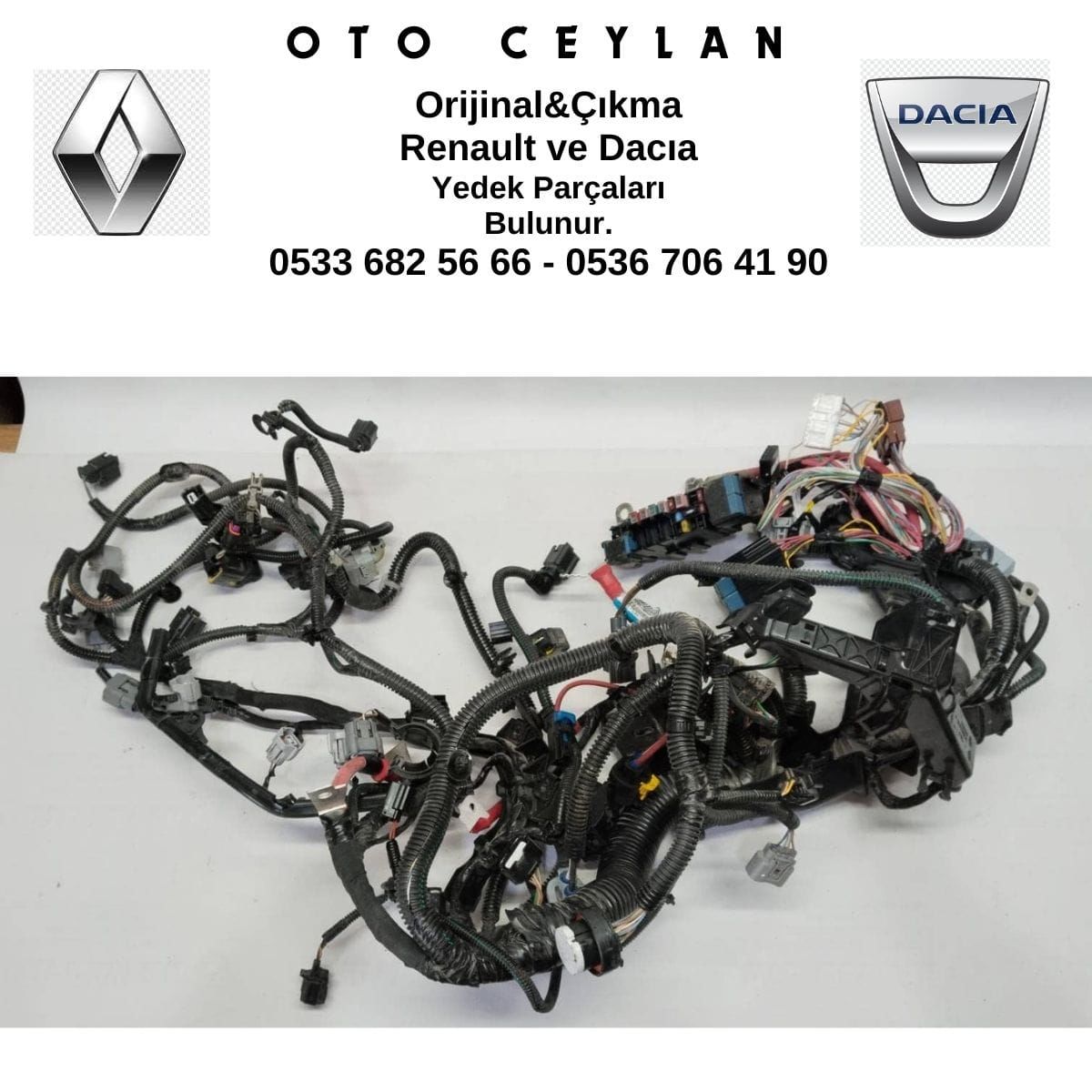 240115663S Sandero 3 BJI motor tesisatı çıkma