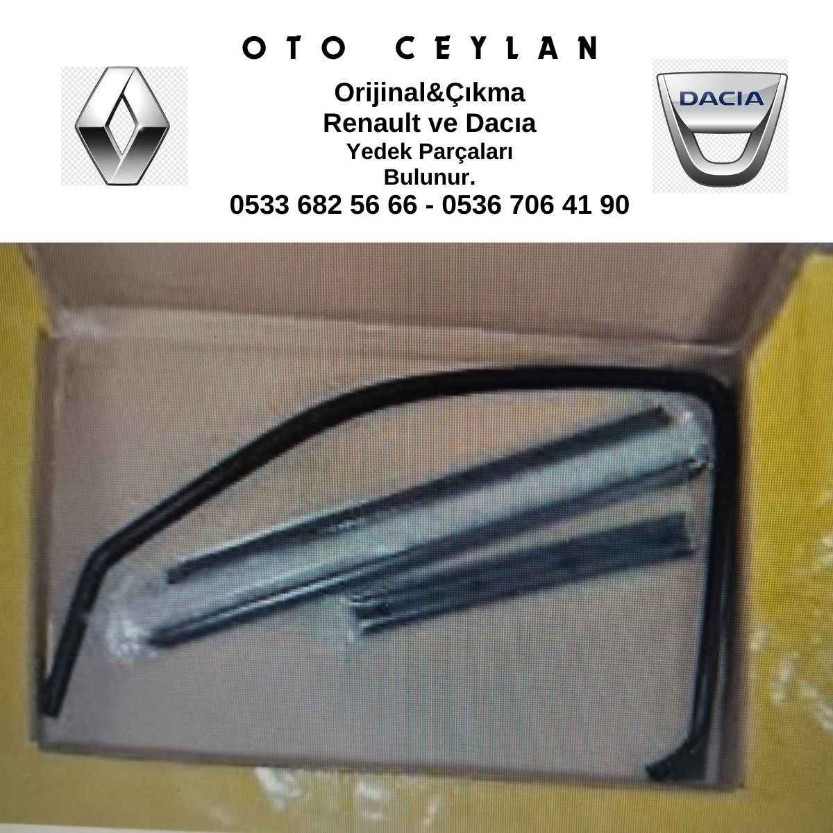 7701205657 KANGOO SOL ÖN CAM FİTİLİ TK. SIFIR