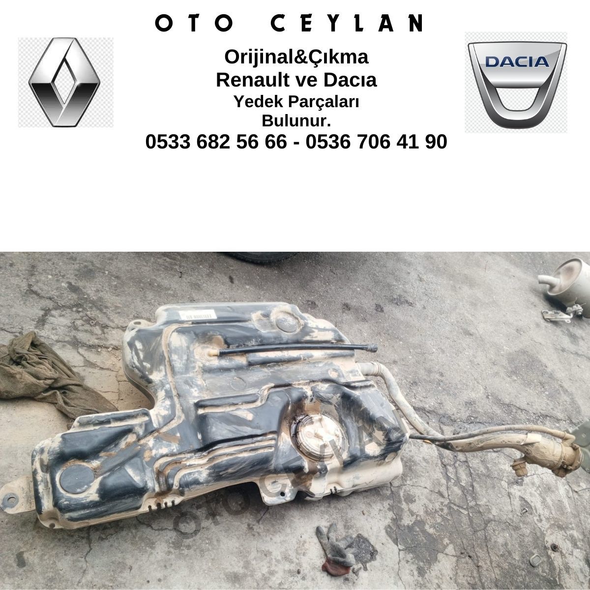 172020645R Kango 3 Yakıt Deposu Orijinal Çıkma