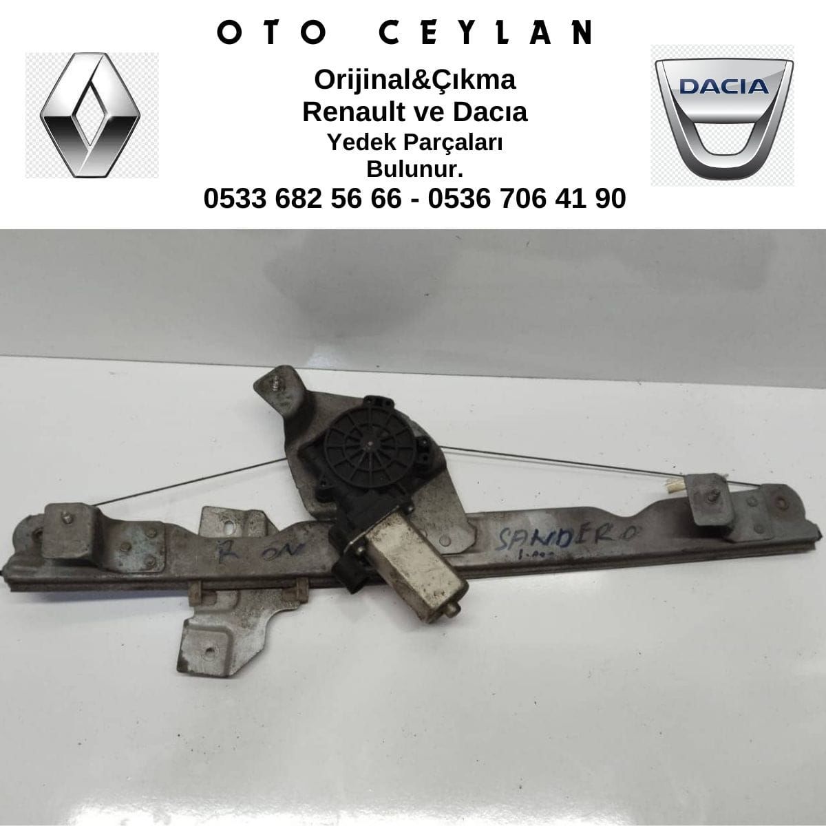 8200733828 Sandero Ön Cam Krikosu Çıkma Orijinal