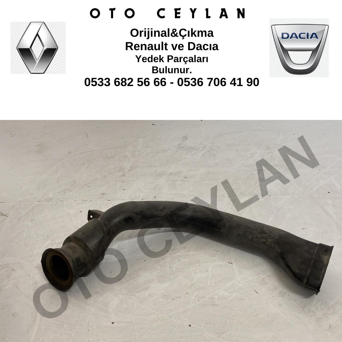 278715922R Sandero 2 Havalandırma Borusu