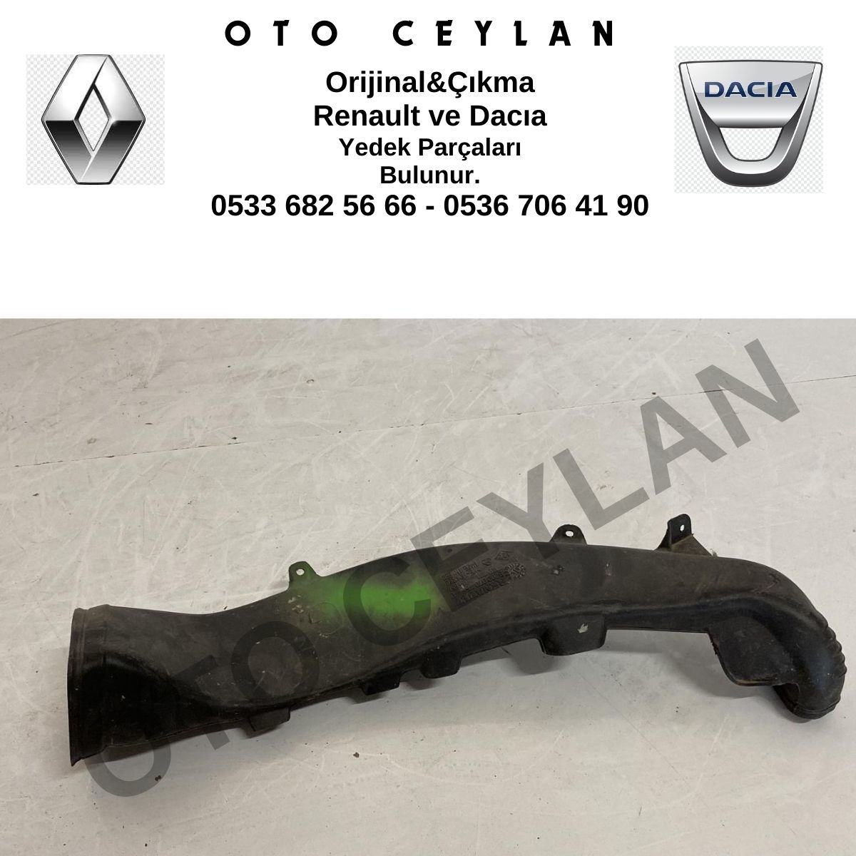 8200070758 Megane 2 Kalorifer Havalandırma Borusu Orijinal Çıkma