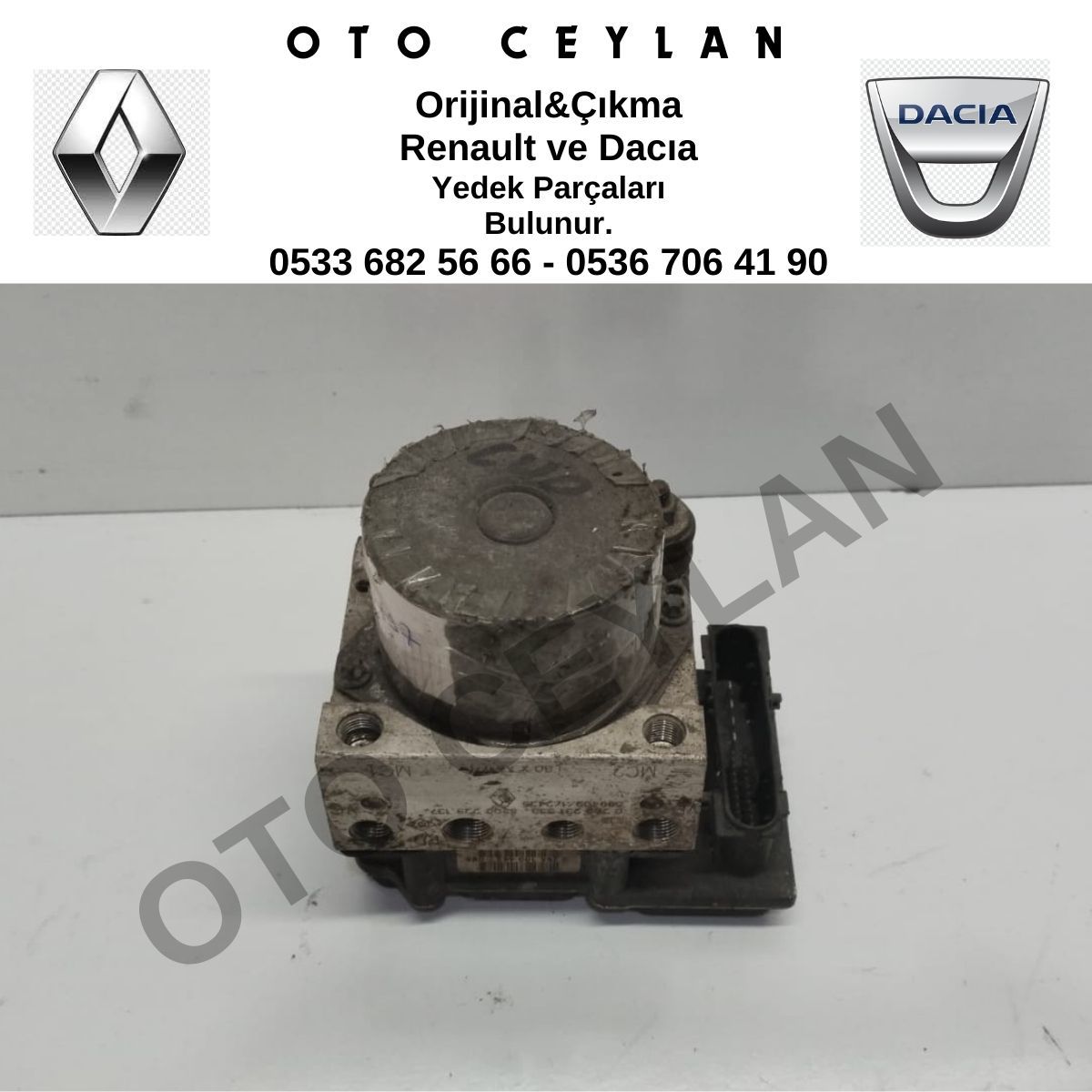 8200229137 0265800335 Clio 2 Abs Beyini Orijinal Çıkma