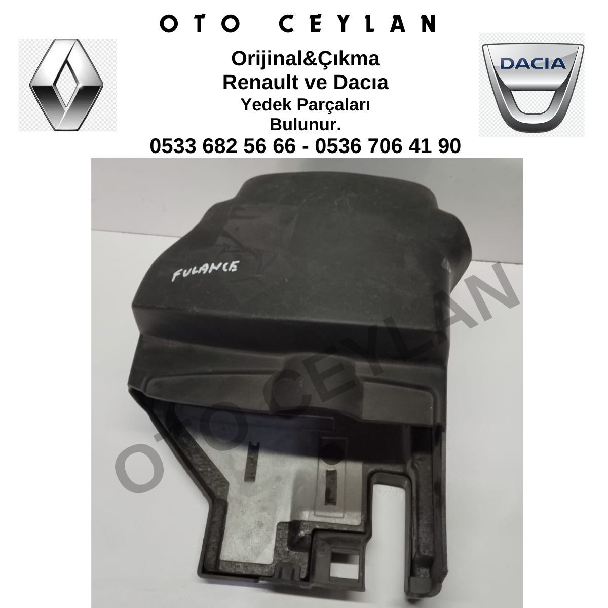 484728074R Fluence Direksiyon Kolonu Kapağı Orijinal Çıkma
