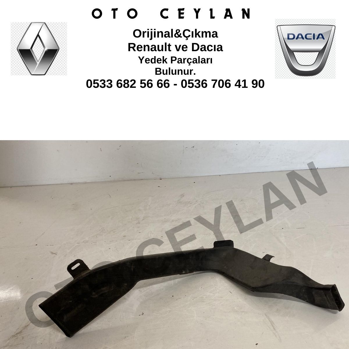 279316719R Clio 4 Sol Arka Kalorifer Borusu Orijinal Çıkma