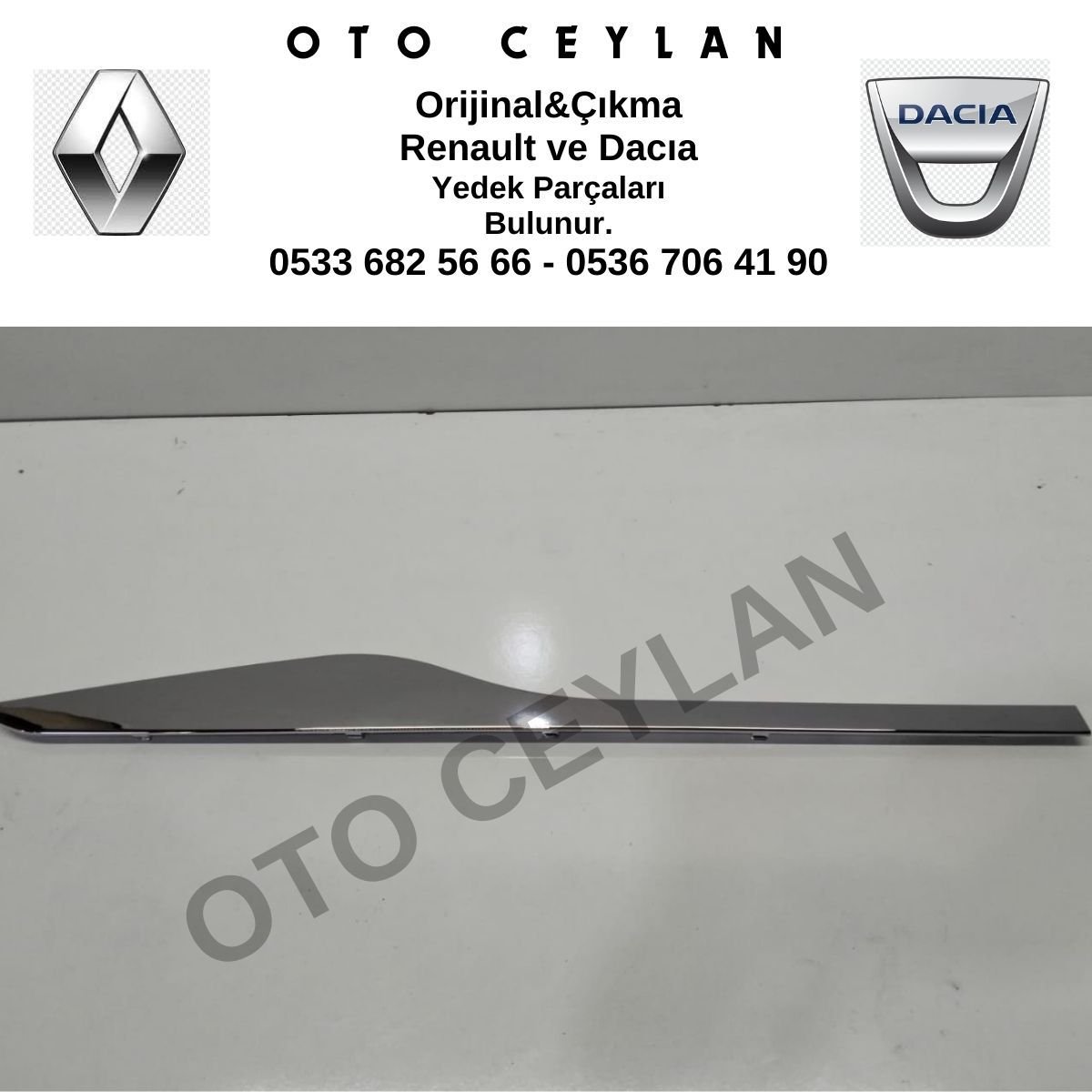 828201839R Clio 4 Sağ Arka Kapı Bandı Sıfır Yan Sanayi