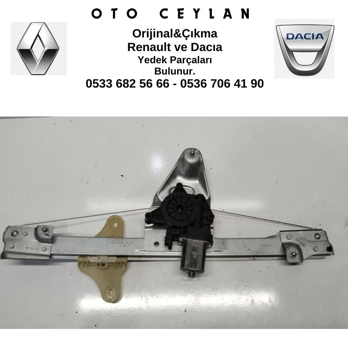 807201952R Duster Sağ Ön Cam Krikosu Sıfır Orijinal