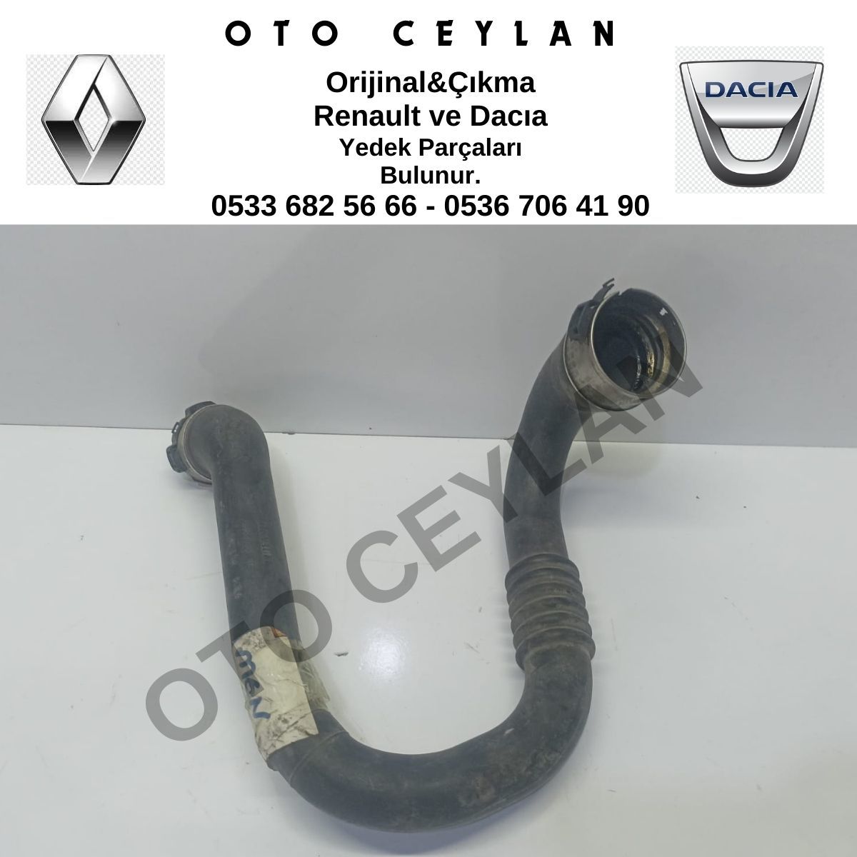 144600003R Megane 3 Turbo Borusu 1.4 TCE Orijinal Çıkma