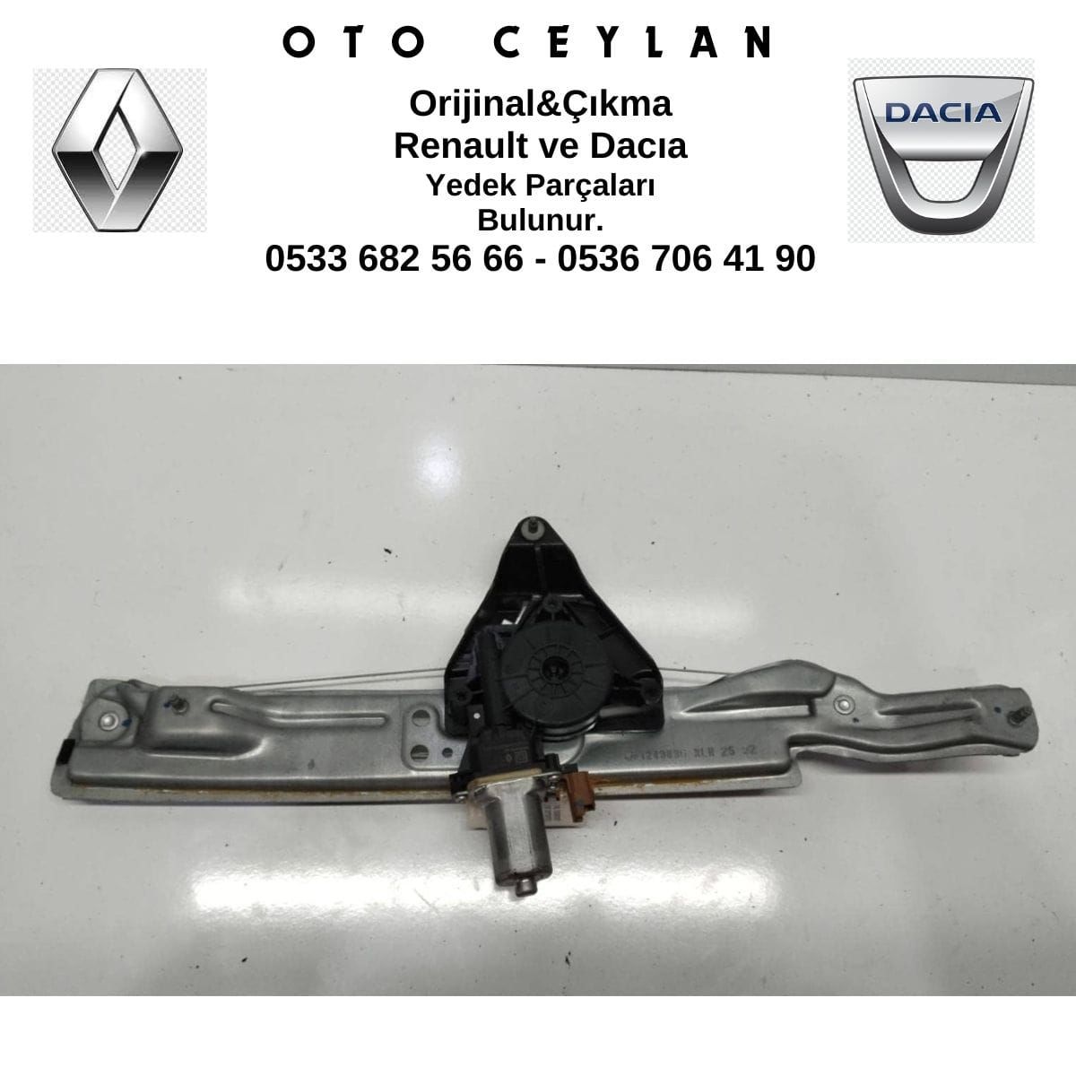 827218730R Sandero 3 Sol Arka Cam Krikosu Sıfır Orijinal