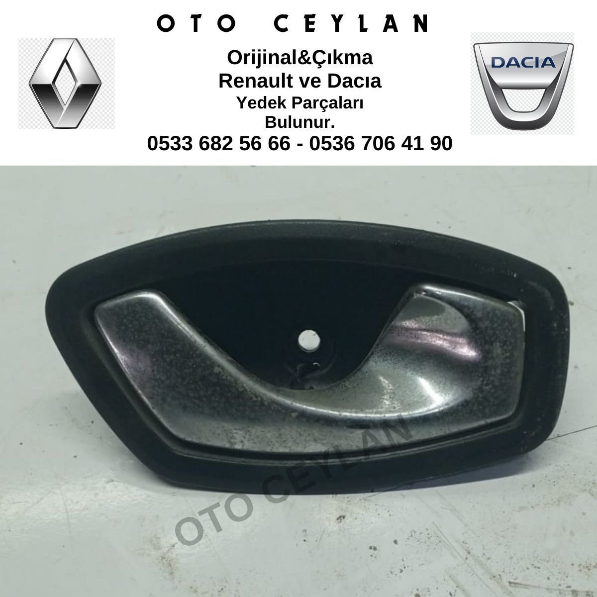 826720001R Fluence Sağ Arka İç Açma Kolu Orijinal Çıkma