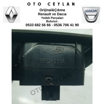 156024250A Fluence Arka Cam Düğme Yatağı Orijinal Çıkma