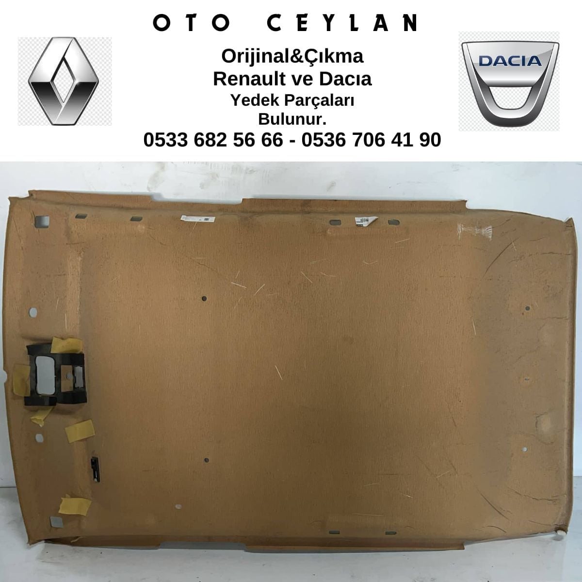 739109599R Sandero 3 Tavan Döşemesi Çıkma Orjinal