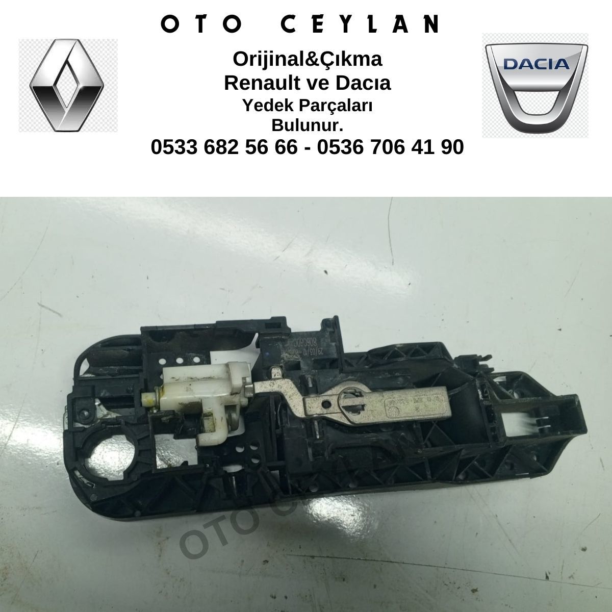 806060041R Fluence Megane 3 Sağ Arka Kapı Kolu Dış Açma Modülü Orijinal Çıkma