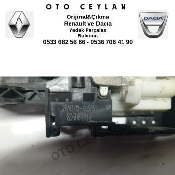 806060041R Fluence Megane 3 Sağ Arka Kapı Kolu Dış Açma Modülü Orijinal Çıkma
