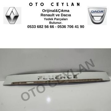 848100022R Fluence Bagaj Kapak Nikelajı Krom Orijinal Çıkma
