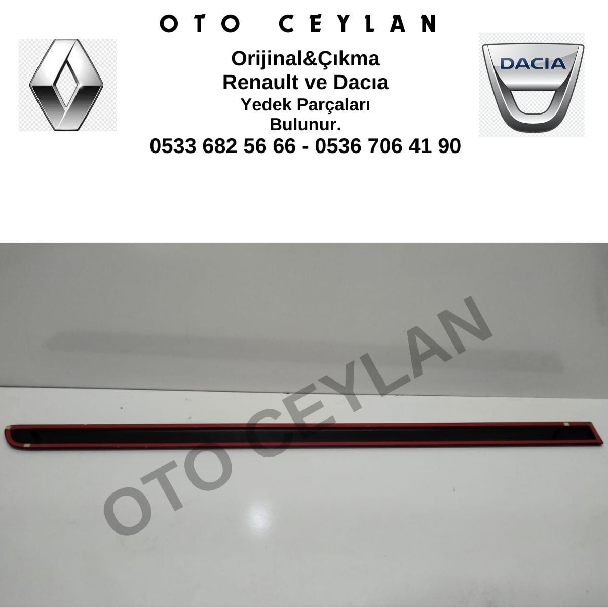 0735365677 Fıat Ön Kapı Bandı Çıkma Orijinal