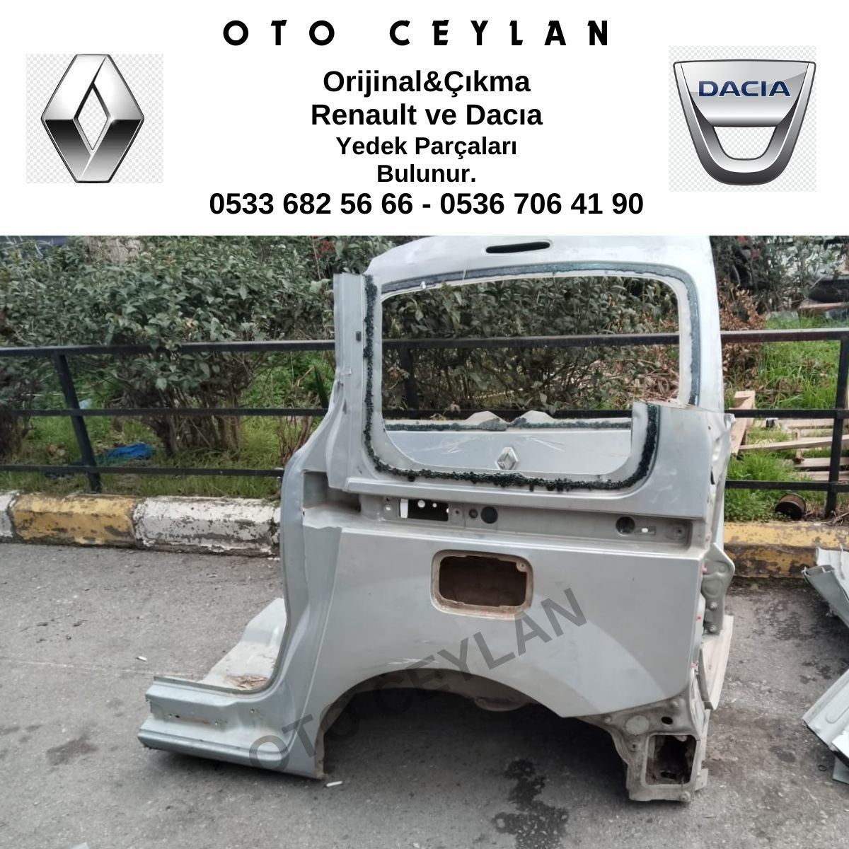 Kango 3 Sol Arka Çeyrek Orijinal Çıkma