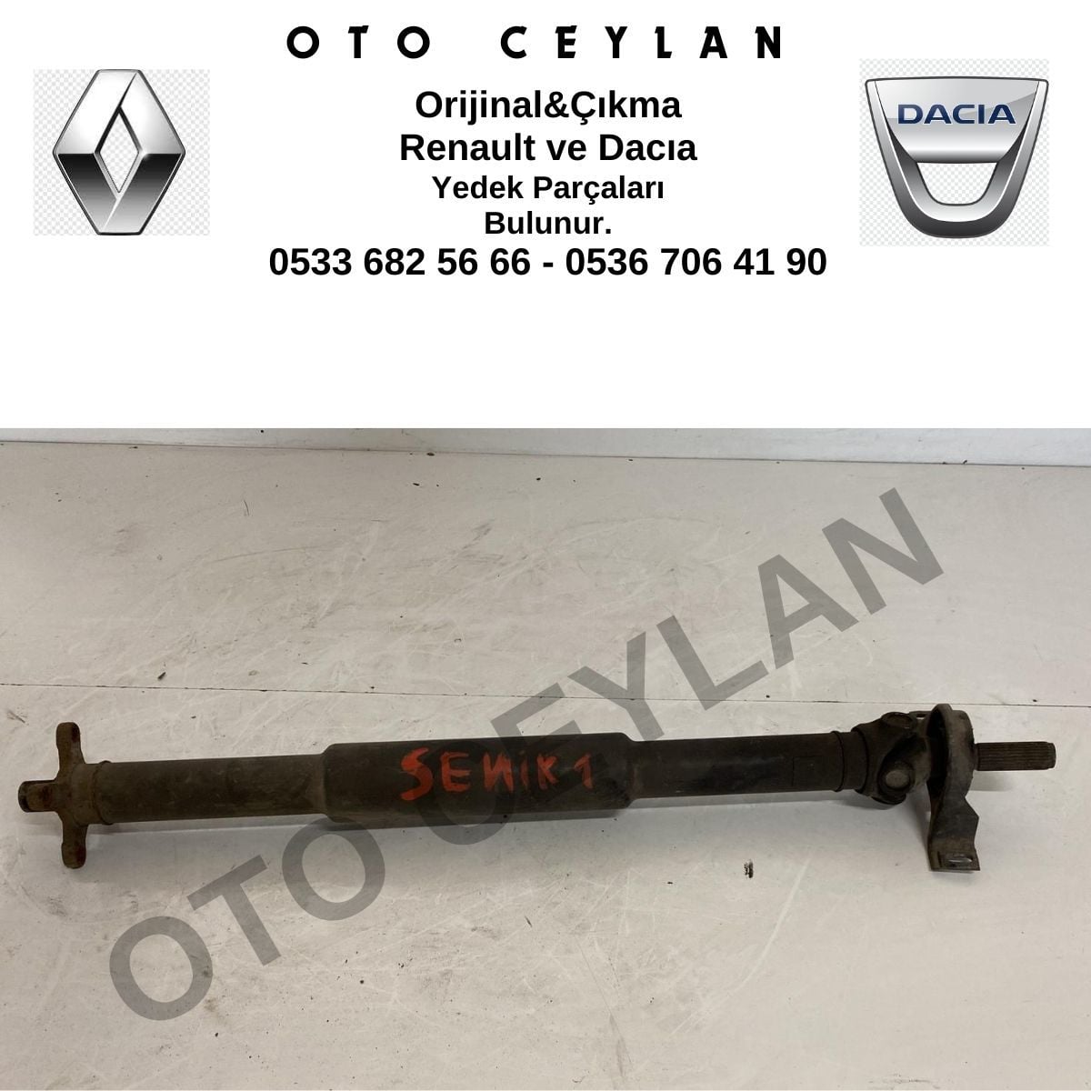 Scenic 1 Şaft Orijinal Çıkma