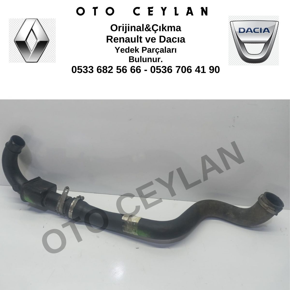 8200375342 Megane 2 Scenic 2 Turbo Hortumu 1.5Dci Orijinal Çıkma