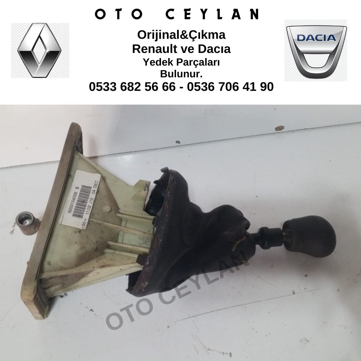 8200154006 Kango Vites Kolu Orijinal Çıkma