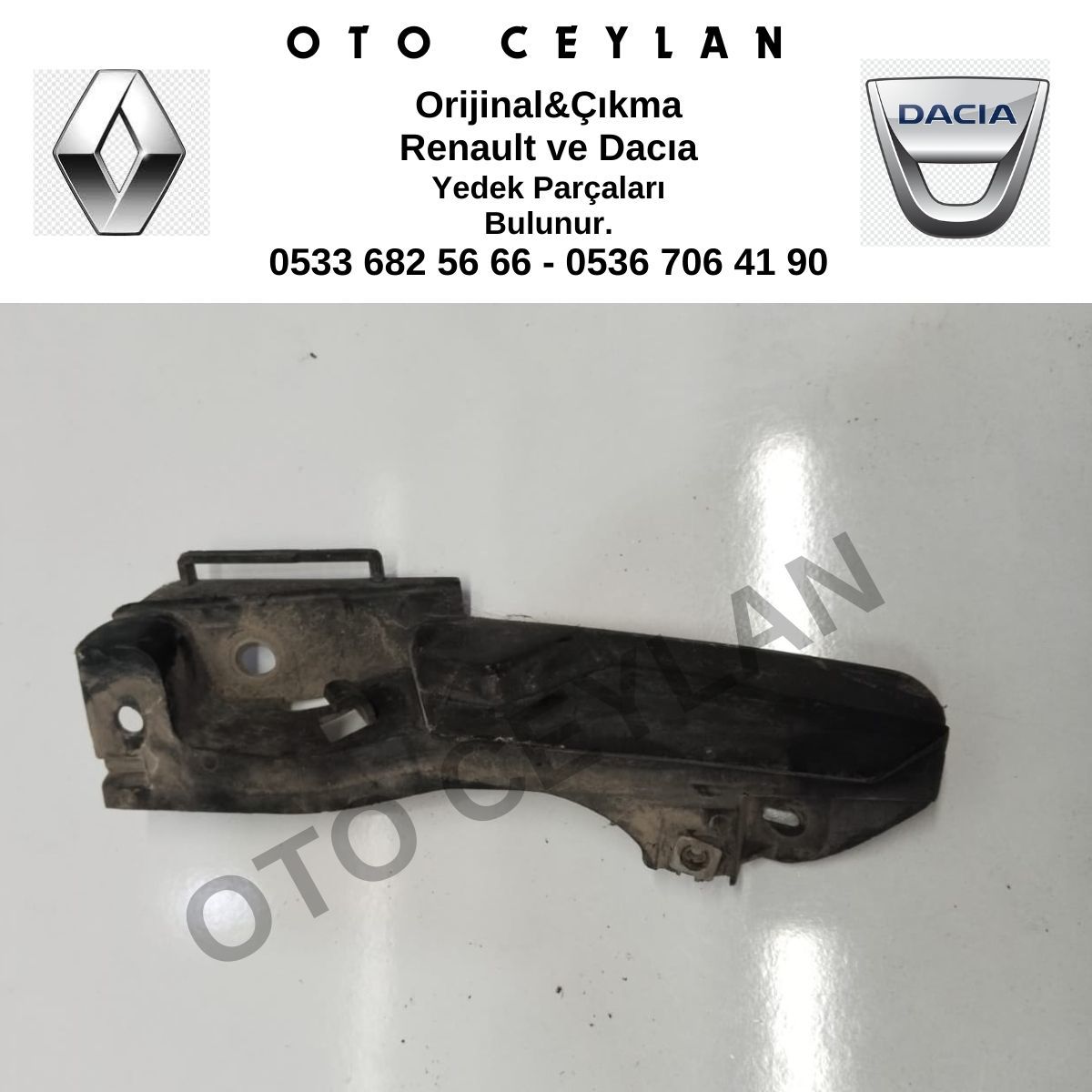 668666795R Dacia Lodgy Sağ Ön Cam Izgarası Çıkma Orijinal