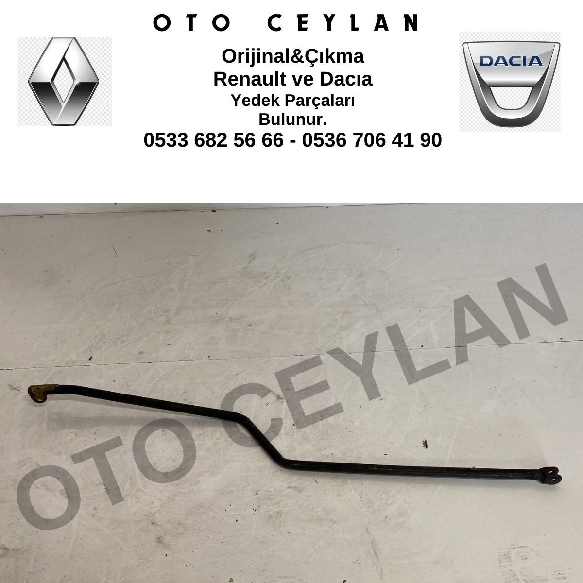 Renault 9 Vites Alt Levyesi Orijinal Çıkma