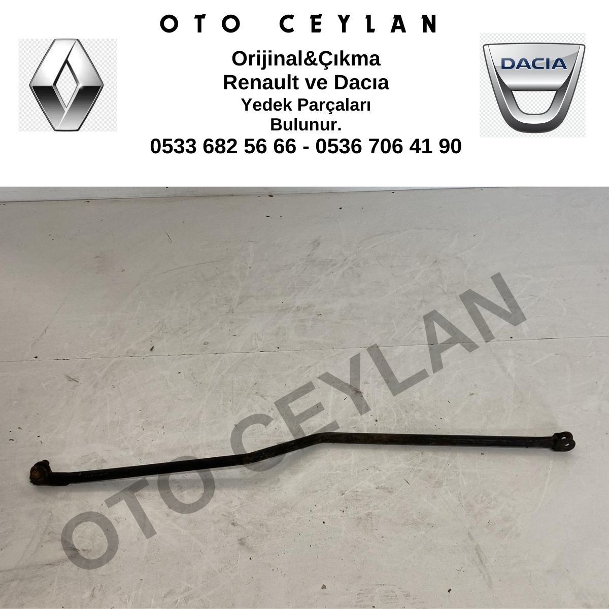 Renault 11 Vites Alt Levyesi Orijinal Çıkma