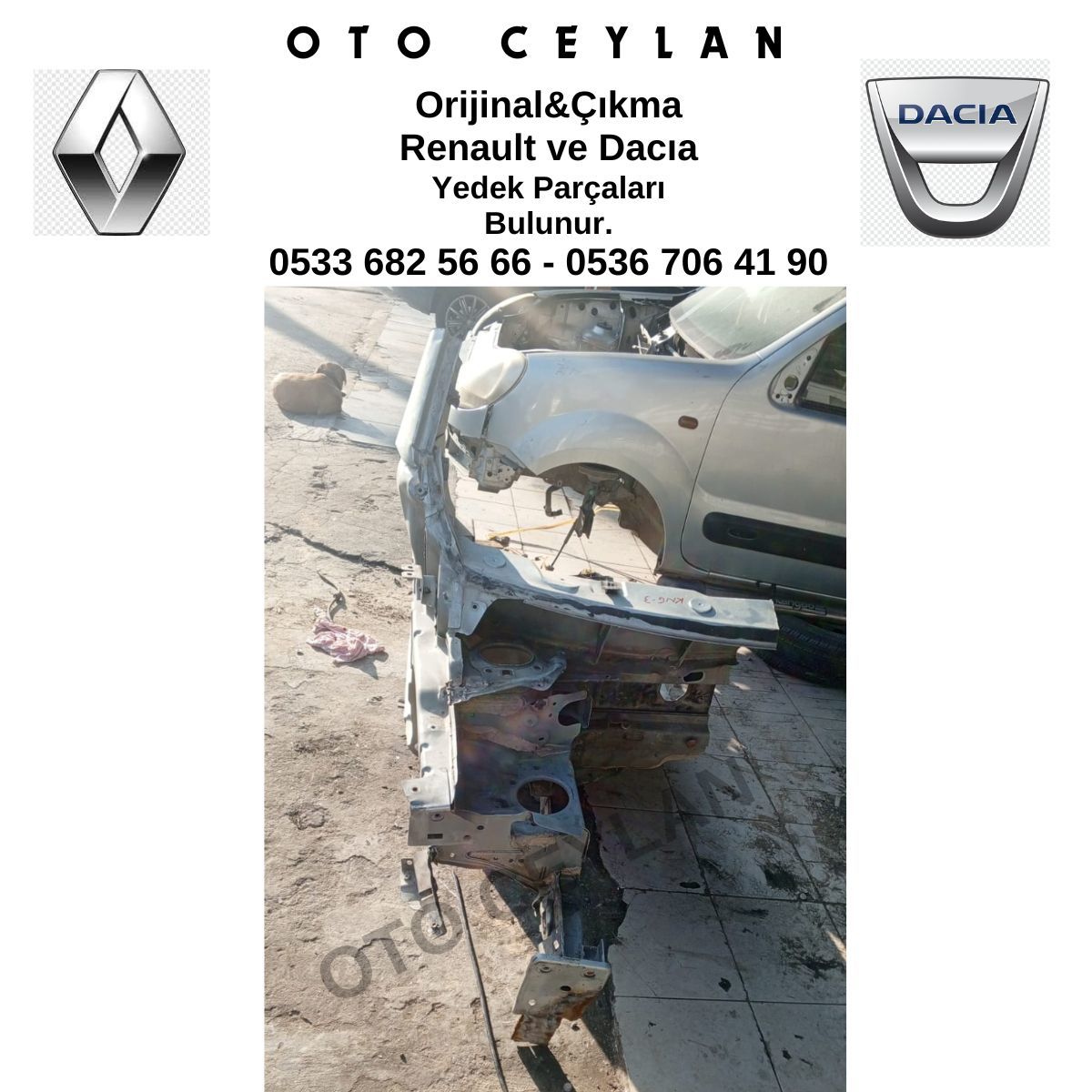 Kango 3 Sağ Podye Orijinal Çıkma