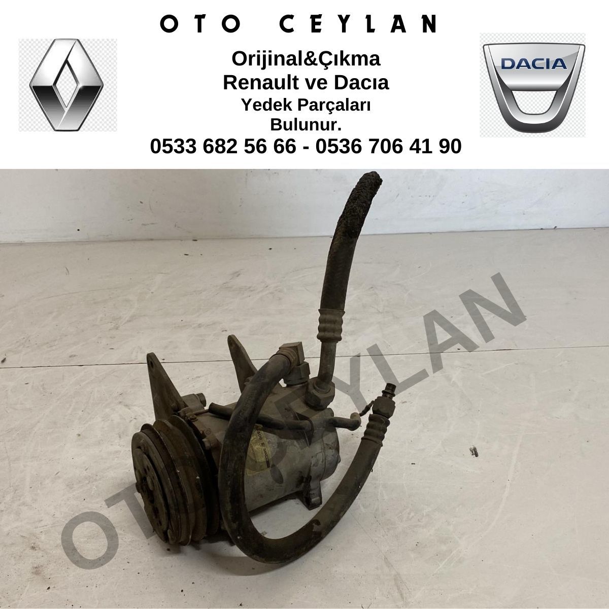 Renault 9 Klima Kompresörü Orijinal Çıkma