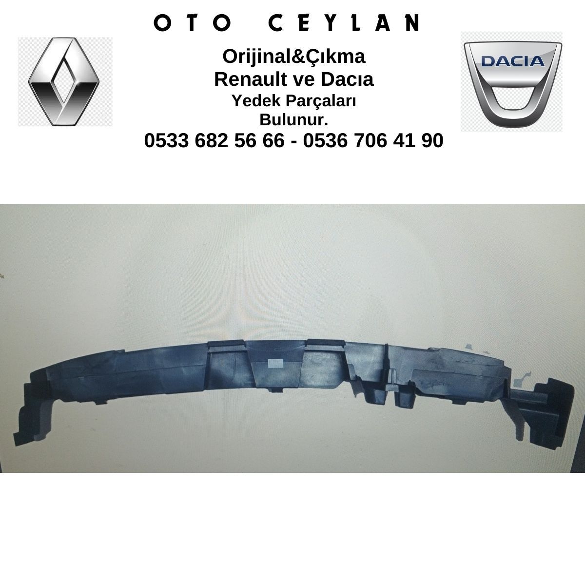 620902821R CLIO SYMBOL 2013 ÖN TAMPON ALT SPORTU SAĞ ORİJİNAL