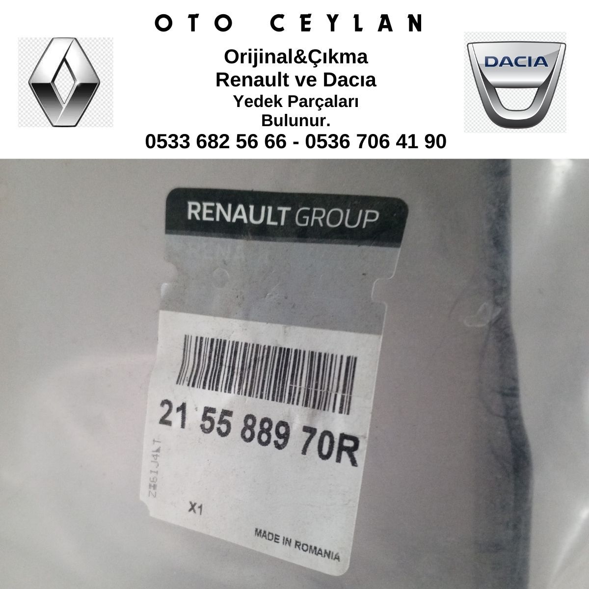 215588970R DUSTER TURBO RADYATÖR DAVLUMBAZI ORİJİNAL