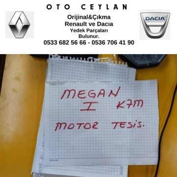 Megan 1 K7M Motor Tesisatı Çıkma