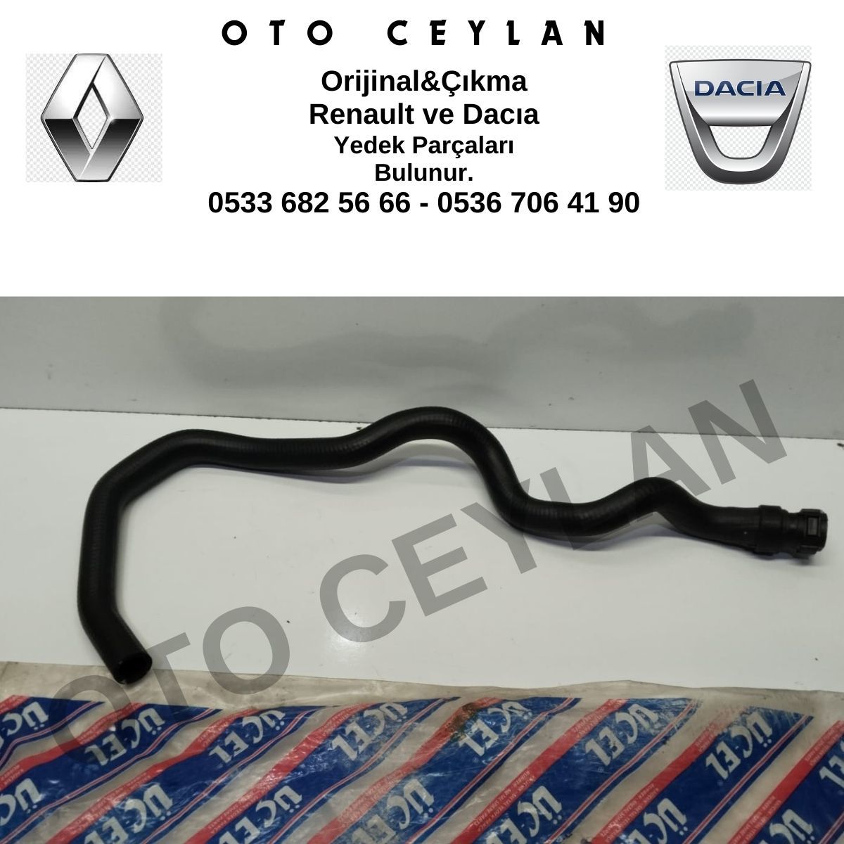 8200024005 Clio 2 1.4 16V Kalorifer Çıkış Hortumu Sıfır Ücel Marka