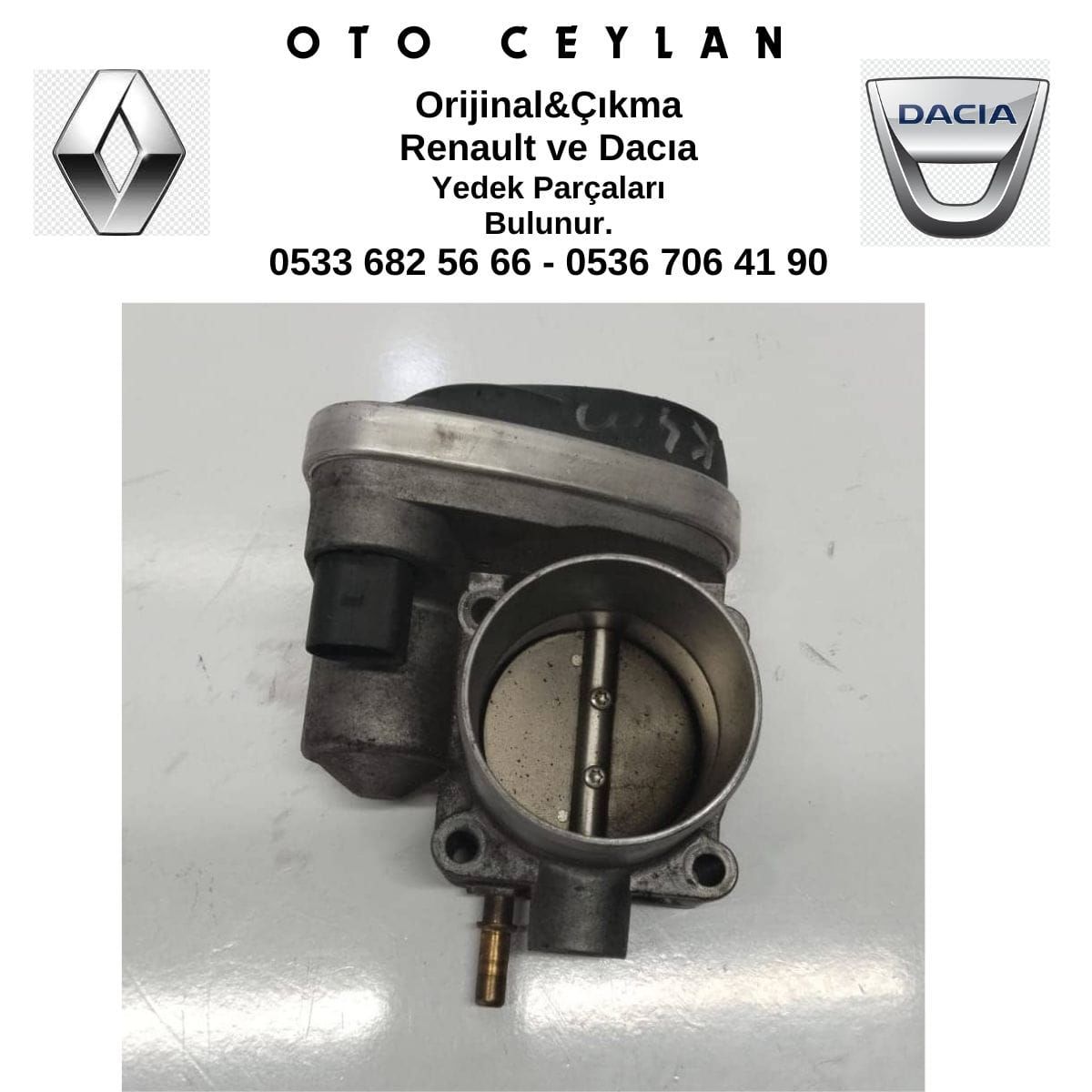 8200171134 8200190230 Megan 2 Gaz Kelebeği Çıkma Orijinal