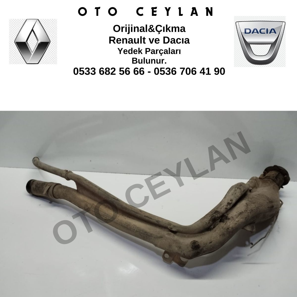 7700313764 7700312035 Kango 2 Benzin Dolum Borusu Orijinal Çıkma