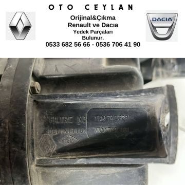 7700742329 R.19 Dizel Hava Filtre Kutusu Çıkma Orjinal