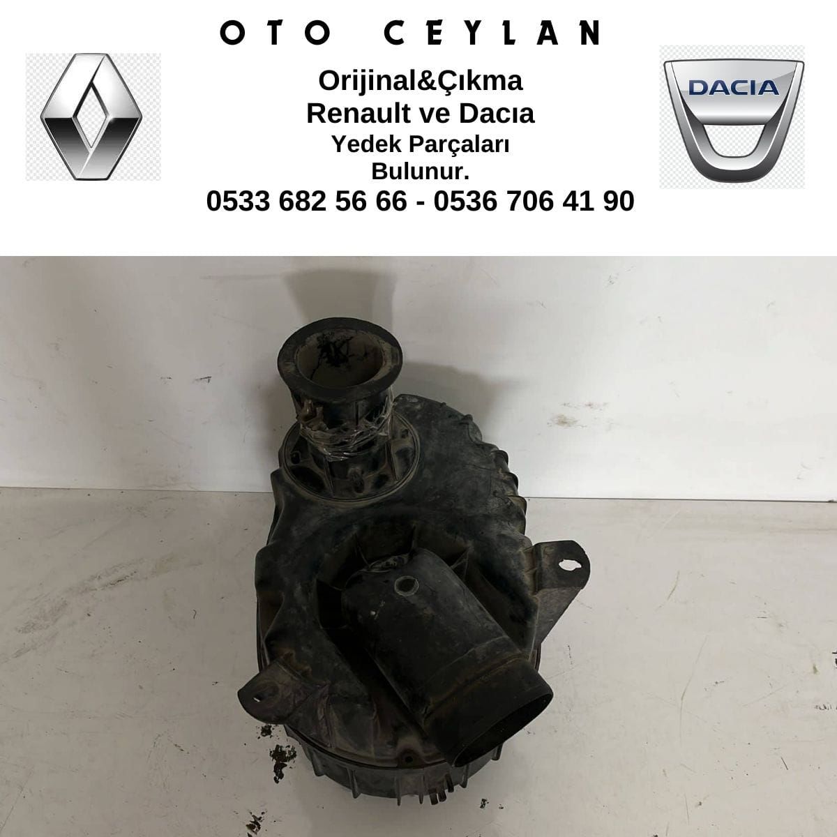 7700742329 R.19 Dizel Hava Filtre Kutusu Çıkma Orjinal