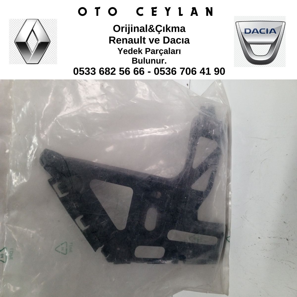 8200146042 MEGAN 2 ARKA TAMPON SAĞ BRAKET TUTUCU 2003-2005