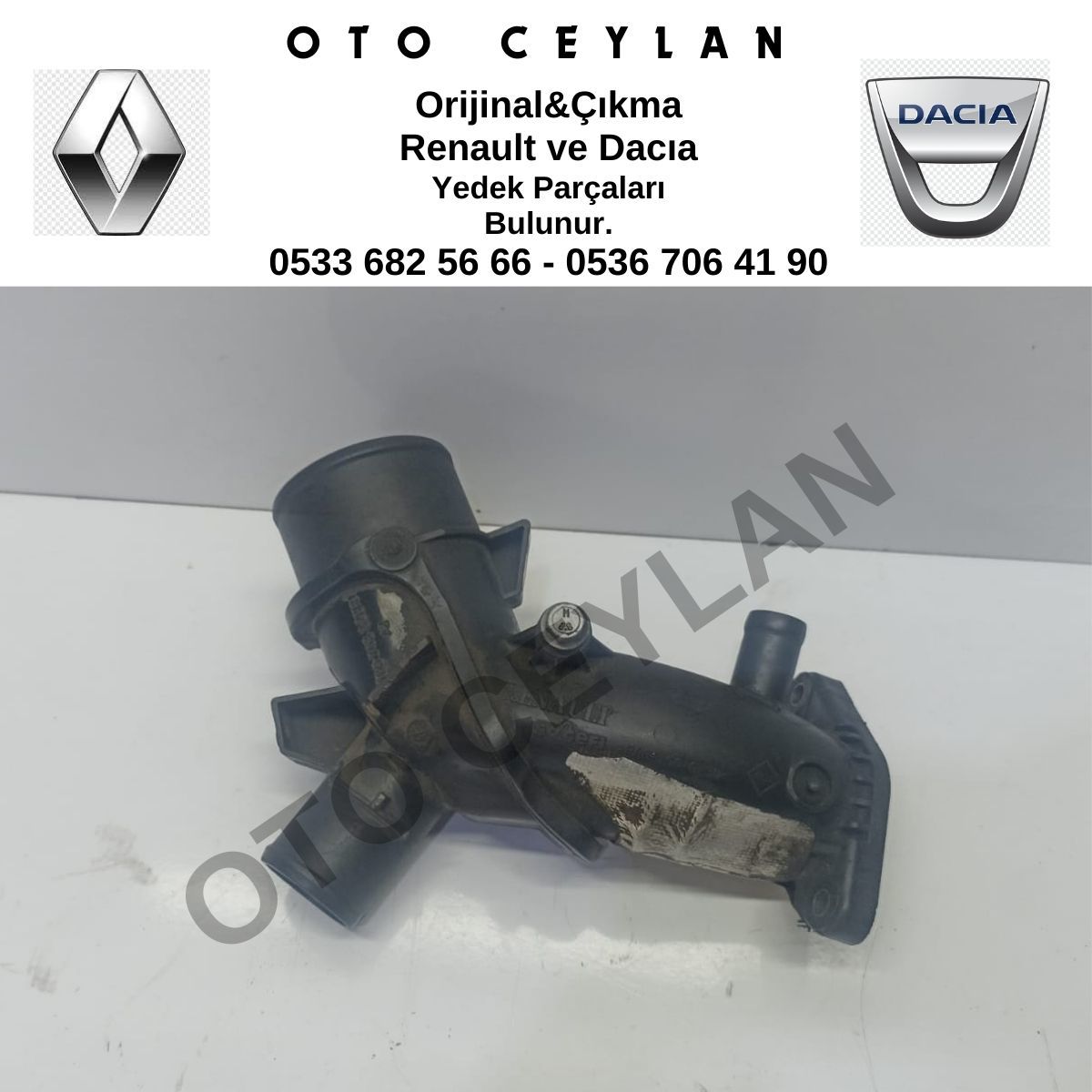 165763328R Clio 4 Megane 4 Captur Turbo Borusu Hortumu Orijinal Çıkma