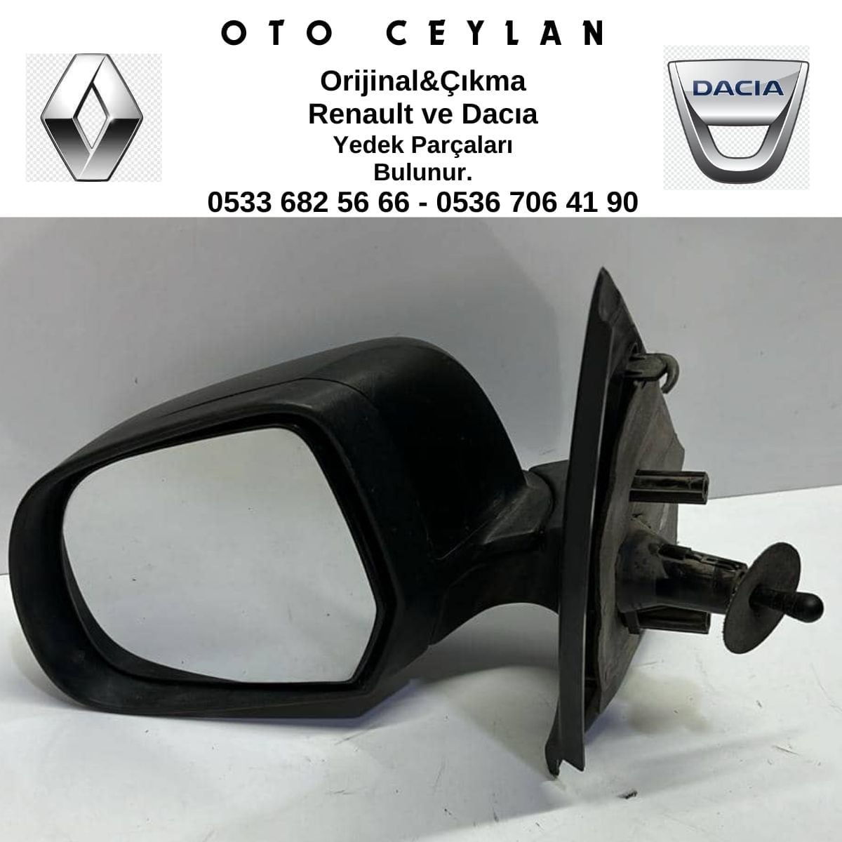 963026216R Dokker Sol Ayna Çıkma yan sanayi