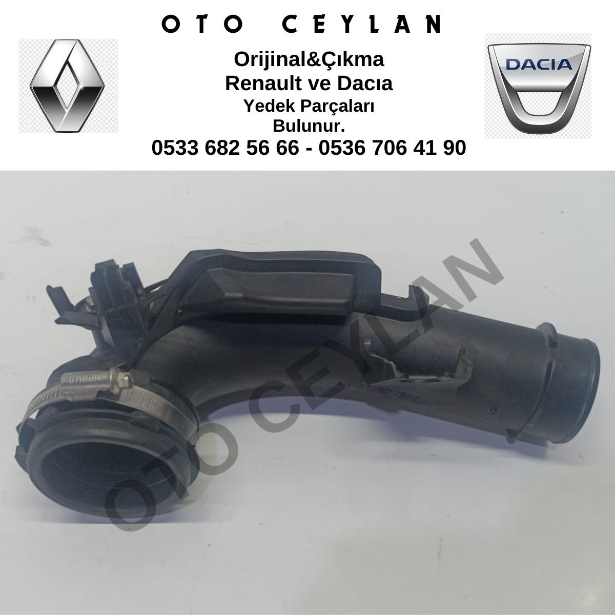 111393PS Clio 5 Turbo Borusu 1.0Tce Orijinal Çıkma