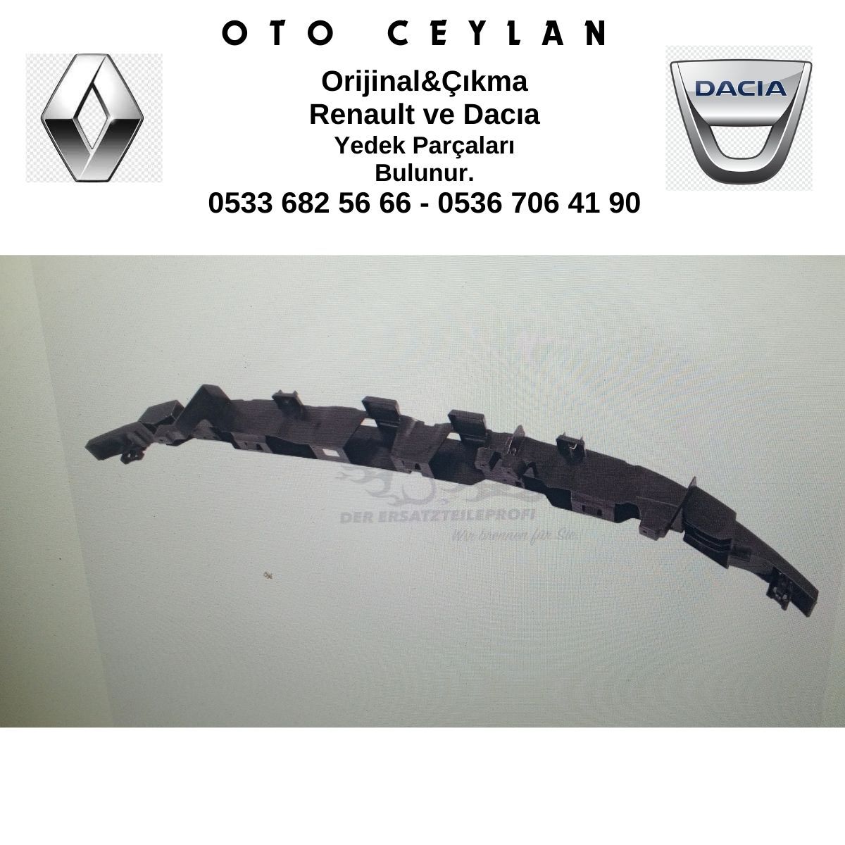 620903450R SANDERO 2 ÖN TAMPON DARBE EMİCİ ORİJİNAL