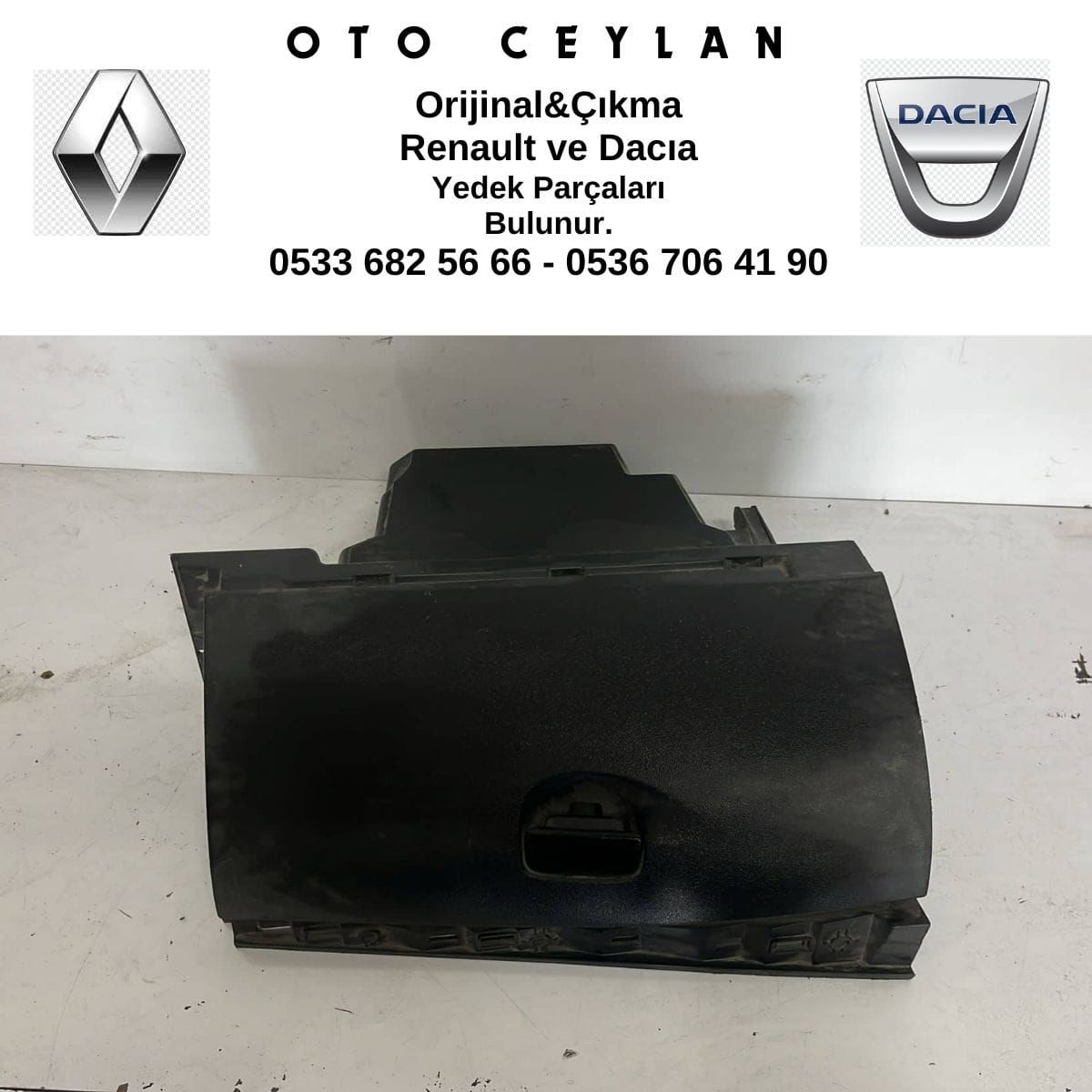 681087915R Megan 3 Torpido Kapağı Çıkma Orjinal