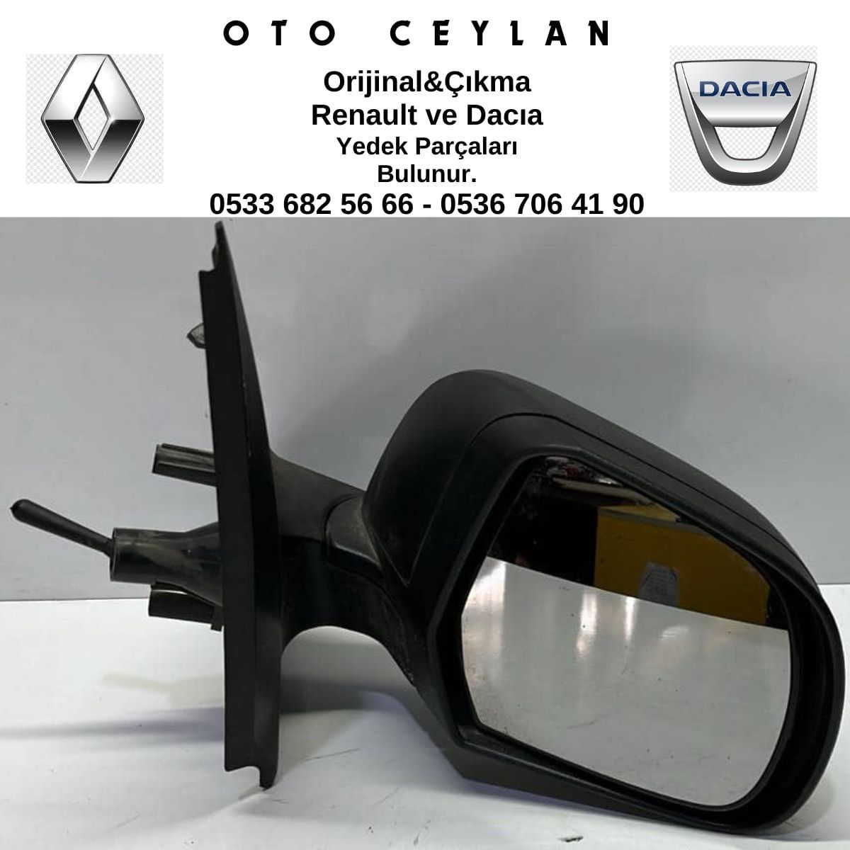 963011786R Dokker Sağ Dış Ayna Çıkma
