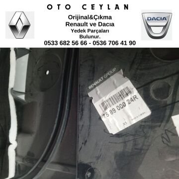 758900024R FLUENCE KARTER KORUMA PLASTİĞİ ORİJİNAL