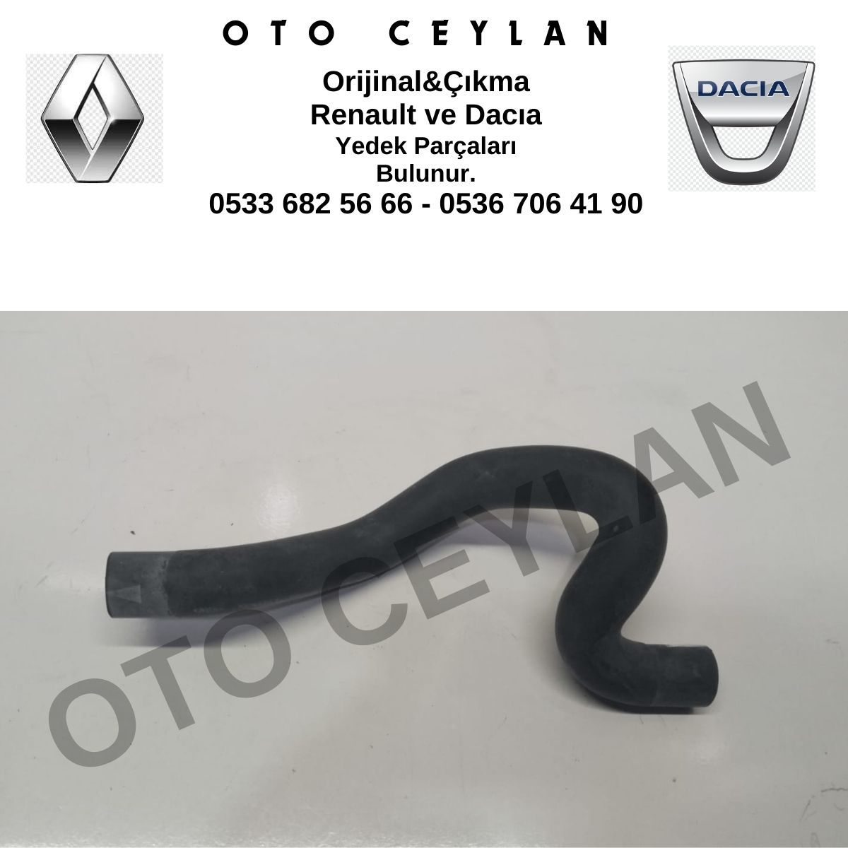 7700436886 7700420940 Megane Scenic 1 1.9 Dci Kalorifer Hortumu Sıfır Orijinal
