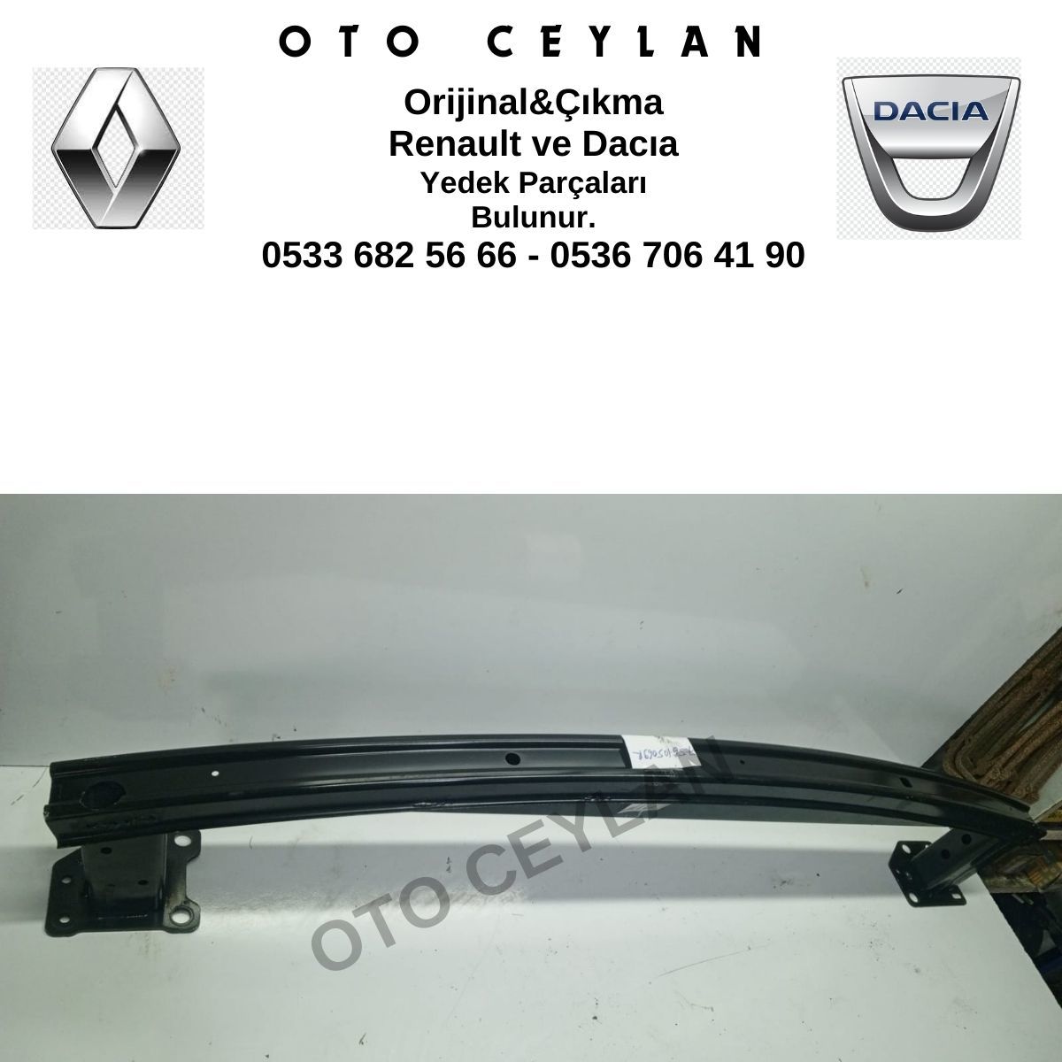 756105069R Megane 4 Arka Tampon Demiri Orijinal Çıkma