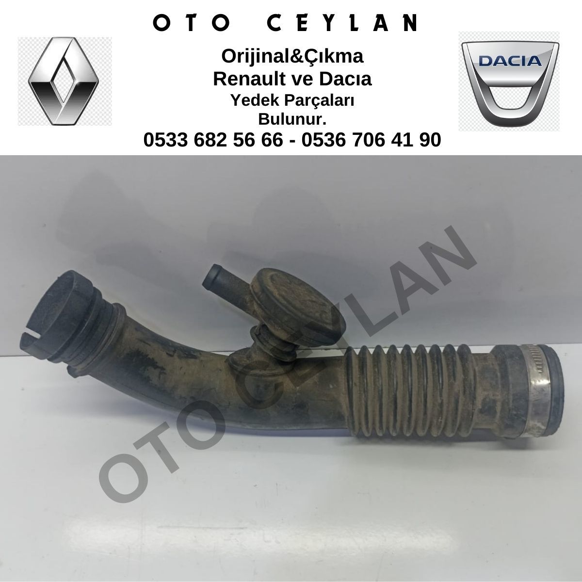 8200218988 Megane 2 Turbo Borusu Hortumu Orijinal Çıkma